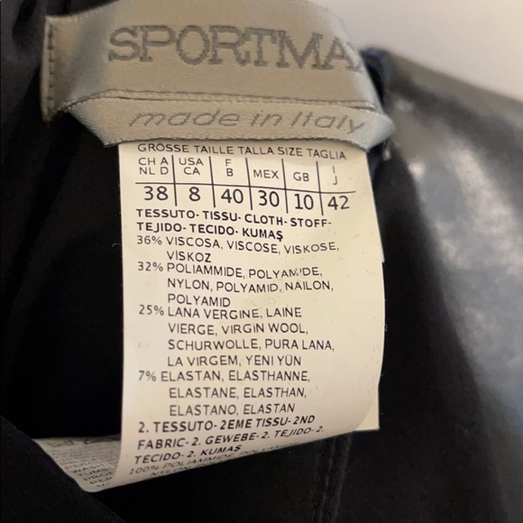 Sportmax Black Sheath Dress - Picture 9 of 9